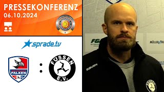 06102024  Pressekonferenz  Heilbronner Falken vs EV Füssen [upl. by Bonnice401]