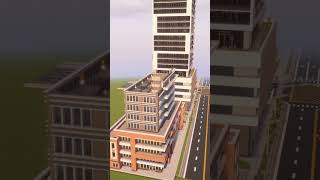 Modern Skyscraper  Minecraft Timelapse minecraftshorts minecrafttimelapse builds [upl. by Sigsmond559]