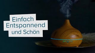 TOLLES AMBIENTE AromaRaumluftbefeuchter mit Farbwechsel Lichtspiel [upl. by Evvie]