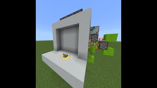 tutorial IMPROVED 4x4 Piston Door  Minecraft Bedrock [upl. by Audwen]