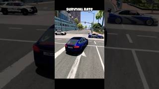 Chance of survival with different vehicles beamng beamngdrive game gameplay gaming beamngcrash [upl. by Vandervelde]