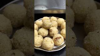 🤤Rava Laddu shortsfeed ravaladdu simplesweetrecipes simplesnacks foodshorts [upl. by Earazed]