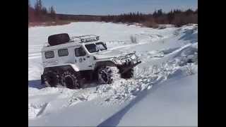 вездеход трэкол реальная проходимость и самодельный уаз вездеход Russian SUV monster [upl. by Mahalia]