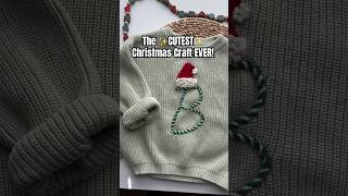 DIY Christmas Sweater Tutorial Personalize Yours Today🎄 EmbroideryTutorial ChristmasCraft [upl. by Damick]