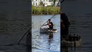 Making a Coracle for Ballina Heritage day 2024 ireland coracle ballina coracle ireland mayo [upl. by Nomrac]