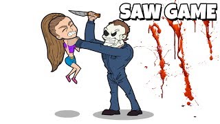 MICHAEL MYERS ATACA a ARIANA   Ariana Grande Saw Game Solucion Completa 1 [upl. by Fianna]