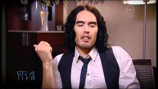 Russell Brand interview on The 7pm Project Australia  Arthur [upl. by Merv]