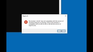 How to solve regsvr32 error with 32bit dll on a 64bit windows [upl. by Ived]