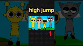 Sprunki  Who will win the high jump  Gray Garnold SimonTunner 스프런키 sprunki [upl. by Jeremiah175]