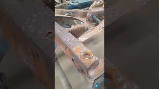 F150 frame barely holding on automobile ford mechanic restoration repair [upl. by Rector]