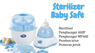 Unboxing Sterilizer Baby Safe [upl. by Etz435]