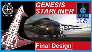 Star Citizen Genesis StarLiner  Final Design [upl. by Small]