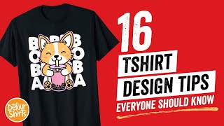 16 EASY TShirt Design Tips to Create Shirts That Sell 💸 Go from Beginner to Pro with Examples [upl. by Galvan]