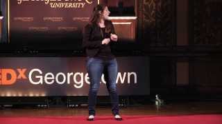 Not the hearing or Deaf world  Heather Artinian  TEDxGeorgetown [upl. by Aleyam]