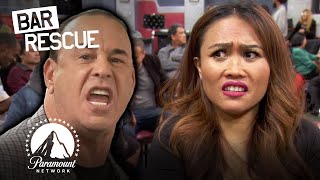 Bar Rescue Experts vs Employees 🥊 Part 3 [upl. by Arahsak406]