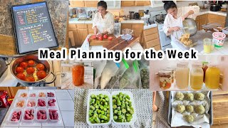 How to plan your week for daily cooking Easy Meal Planning for the week [upl. by Drewett132]