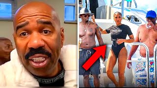 Steve Harvey In PANIC MODE After New Diddy Fr3koff Tape [upl. by Atalayah]