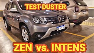 RENAULT DUSTER ZEN 16 M5 vs DUSTER INTENS CVT TEST AUTO AL DÍA 18122021 [upl. by Haym]