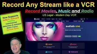 🔴Audials 2023  Record ANY STREAM just like a VCR  Legal for home use in US [upl. by Kassi]