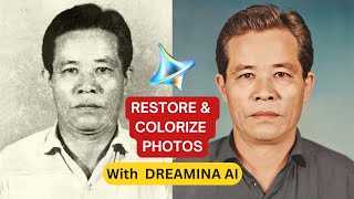 Restore amp Colorize Portraits with Dreamina AI  Easy Photo Editing [upl. by Maye]