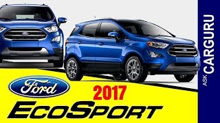 Ford EcoSport 2017 CARGURU Interior Engine Automatic Space amp all Details [upl. by Aicemak]