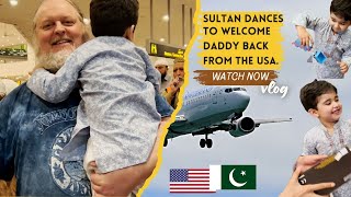 Sultan Dances to Welcome Daddy Back from the USA [upl. by Adnor796]