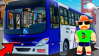 TRABALHANDO COMO MOTORISTA DE Ã”NIBUS POR 1 DIA NO ROBLOX ðŸšŒ [upl. by Schechter]