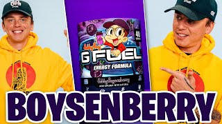 LOGIC GFUEL FLAVOR FIRST LOOK amp TASTE TEST  BOBBY BOYSENBERRY COLLECTORS BOX UNBOXING [upl. by Herculie]