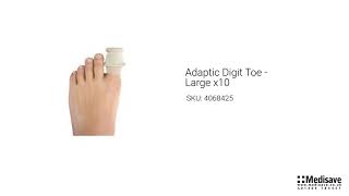 Adaptic Digit Toe Large x10 4068425 [upl. by Henry]