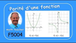 Parité dune fonction F5004 [upl. by Icyac]