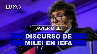 Javier Milei en el Foro Económico Internacional de las Américas [upl. by Nathanael]