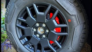 CyberTruck Calipers Wrap  Cyber Wheels [upl. by Niehaus]