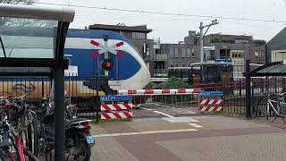 Spoorwegovergang Heiloo  Dutch Railroad Crossing [upl. by Artaed]