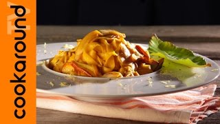 Tagliolini con cucchi e porcini  Ricetta sfiziosa [upl. by Oag]