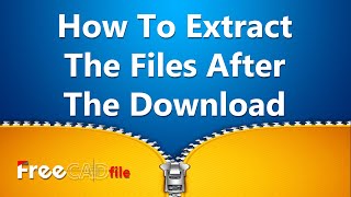 How To Extract The Files After The Download [upl. by Anelrats]