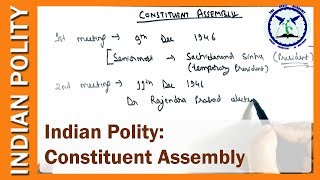 Constituent Assembly of India in Hindi  Indian Polity  SSC CGL by TVA [upl. by Henriette]