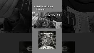 Final countdown by Europe John Norum guitar solo 1st attempt take guitarsolo [upl. by Magdalena255]