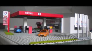 TOTAL SBTankstelle TOTAL service station Modell 1212 [upl. by Waldos]