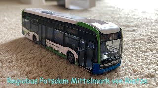 Unboxing Regiobus PotsdamMittelmark MercedesBenz eCitaro auf der Linie 643  Rietze BusModell [upl. by Llevart47]