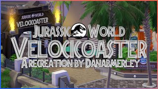 Brave the Hunt on Jurassic World VelociCoaster  Parkitect Recreation Trailer for Danamberley [upl. by Melita]