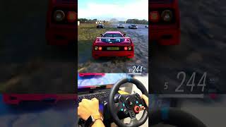 Fastest Ferrari F40 Drag Racing  Forza Horizon 5 shorts [upl. by Ibloc710]