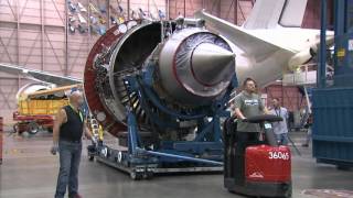 Timelapse Boeing 7879 Dreamliner being assembled and painted [upl. by Occor]