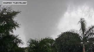 Video shows tornado near Flying Cow Ranch Road in Wellington [upl. by Areyk700]