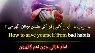 Imam Ghazali Quotes  Imam Ghazali  How to save yourself from bad habits  Jui Islamic Waqiat [upl. by Hagood676]