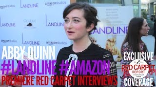 Abby Quinn interviewed at Landline Los Angeles Premiere amazonstudios LandlineMovie [upl. by Abell]