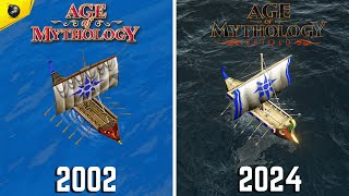 Age Of Mythology RETOLD vs ORIGINAL  Details amp Graphic Comparison [upl. by Jacobsohn]