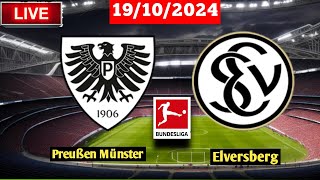 Preußen Münster vs Elversberg  2 Bundesliga Live Match Score Today [upl. by Diarmid311]