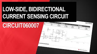 Lowside bidirectional currentsensing circuit [upl. by Willetta]