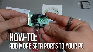 HowTo Add More SATA Ports to Your Computer [upl. by Andryc]