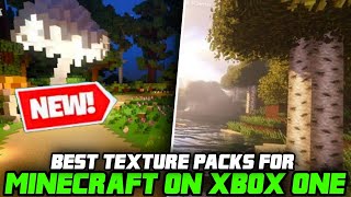 7 BEST TEXTURE PACKS FOR MINECRAFT ON XBOX ONE 1080P HD [upl. by Emee494]